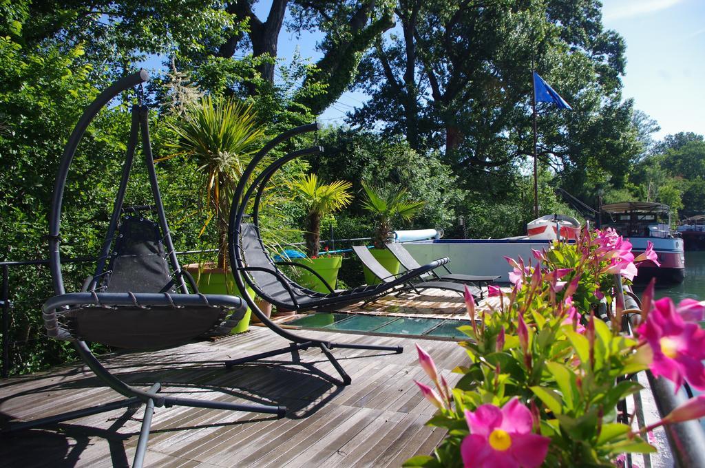 Bed and Breakfast Péniche Le Hasard Villeneuve-lès-Avignon Exterior foto