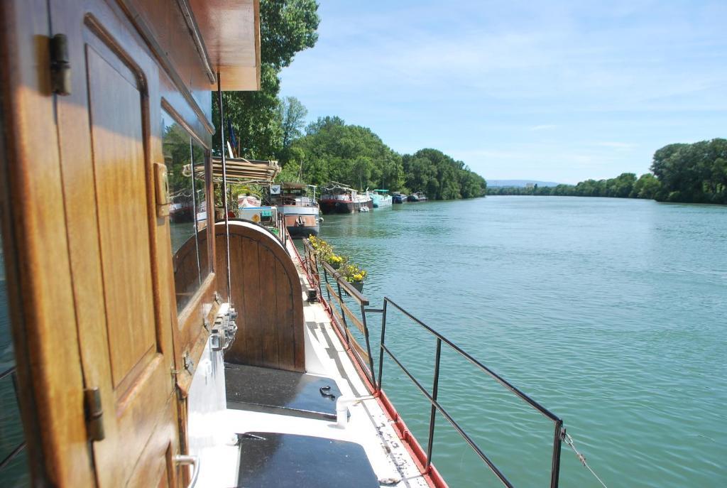 Bed and Breakfast Péniche Le Hasard Villeneuve-lès-Avignon Exterior foto
